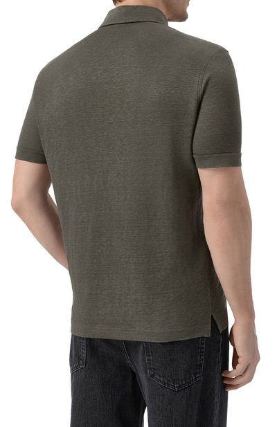 Льняное поло STEFANO RICCI, арт. K919510PCM/T26205, фото 4