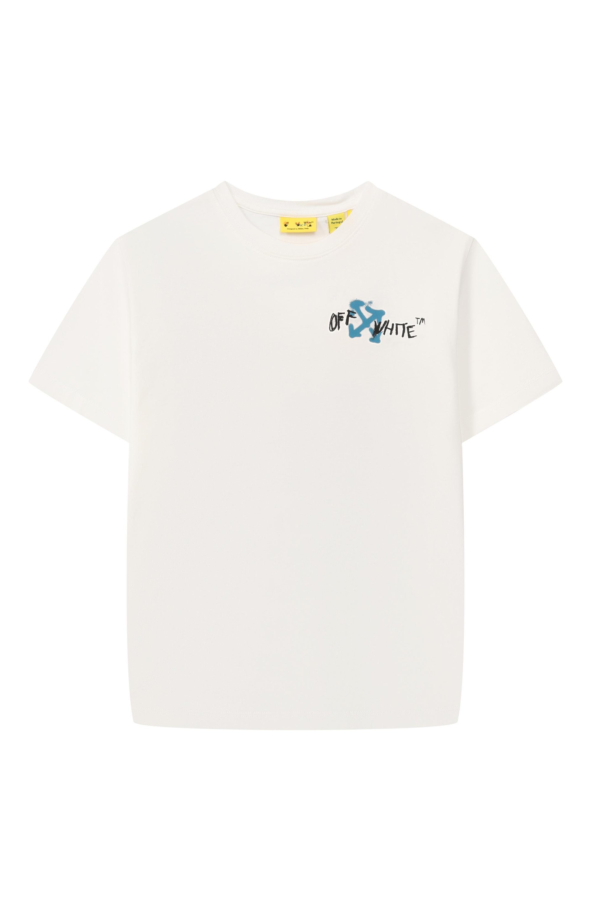 Хлопковая футболка OFF-WHITE, арт. 0BAA002S26JER00E_001, фото 1