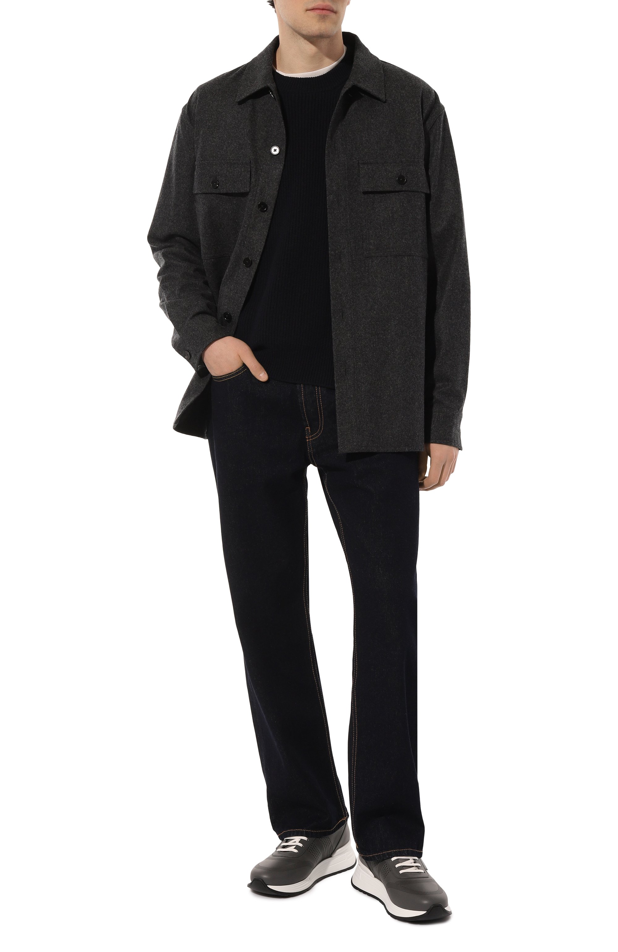 Кожаные кроссовки STEFANO RICCI, арт. UV26EG6499/WY, фото 2