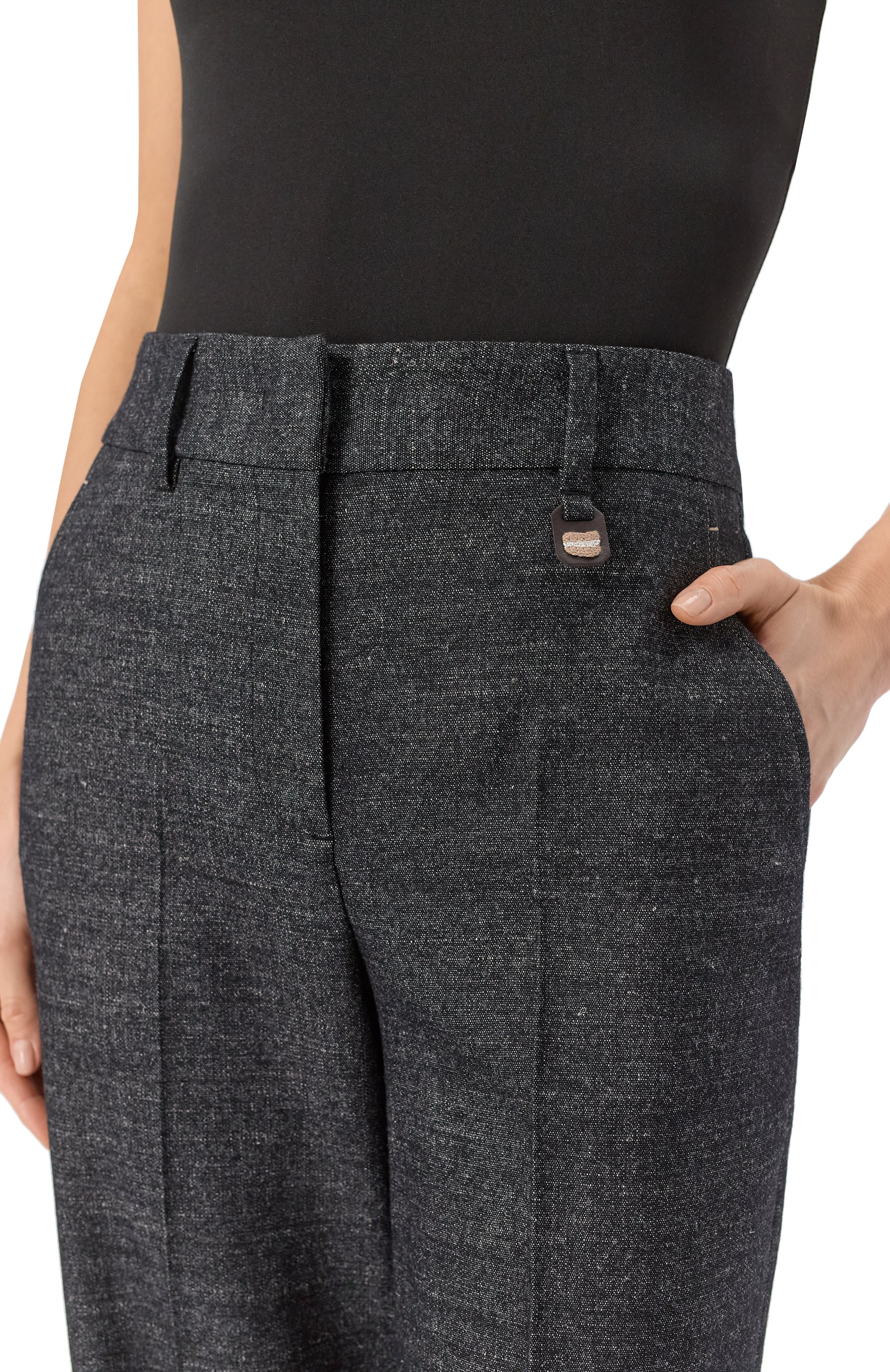 Брюки из шерсти и вискозы LORENA ANTONIAZZI, арт. PA01H/5026, фото 5