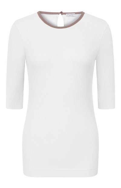 Хлопковый лонгслив BRUNELLO CUCINELLI, арт. MG902D0300, фото 1