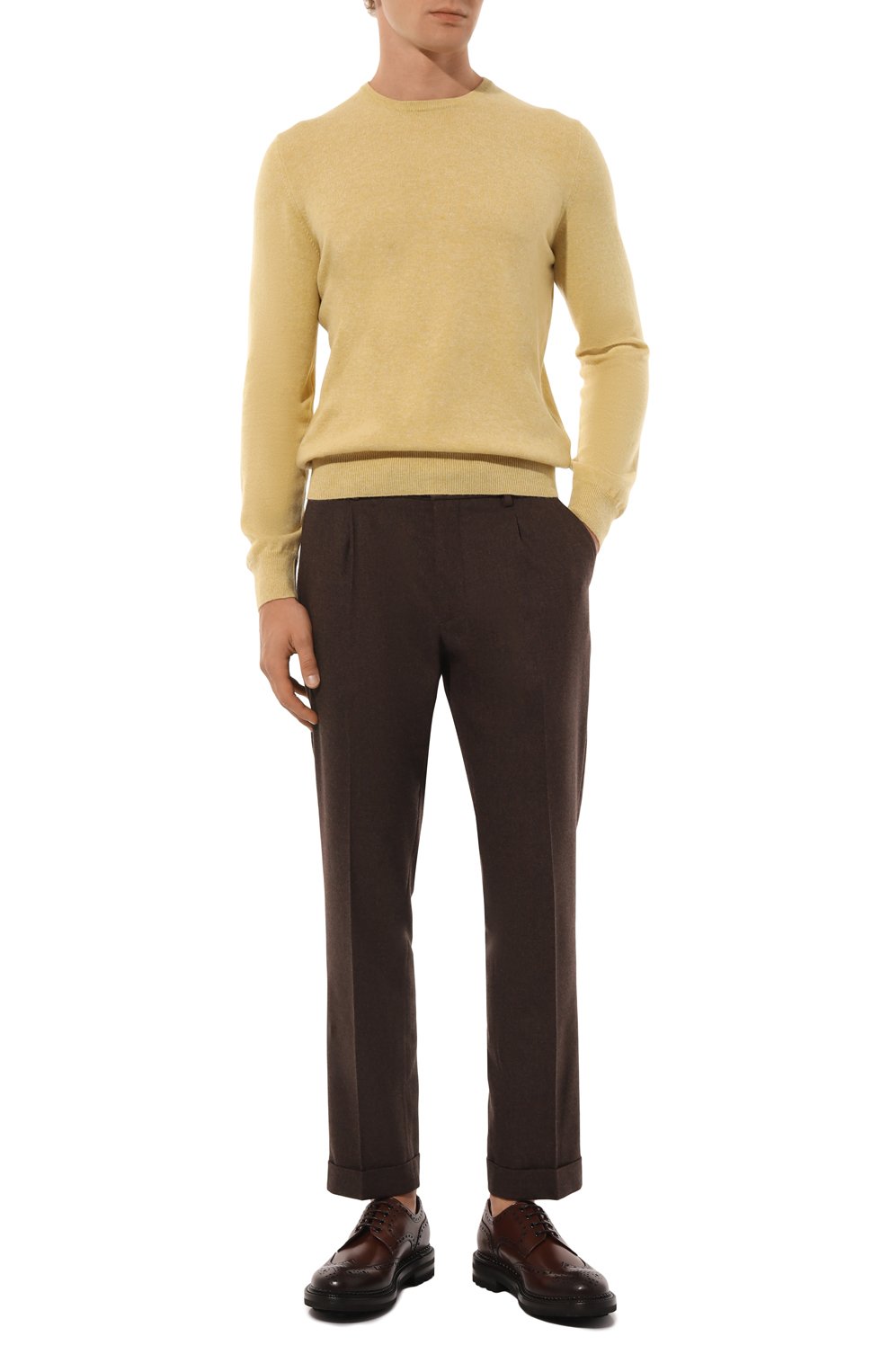 Кожаные дерби GREEN GEORGE коричневого цвета по цене 48900 руб., арт. 2011/B0RNE0, фото 2 Кожаные дерби GREEN GEORGE, арт. 2011/B0RNE0, фото 2