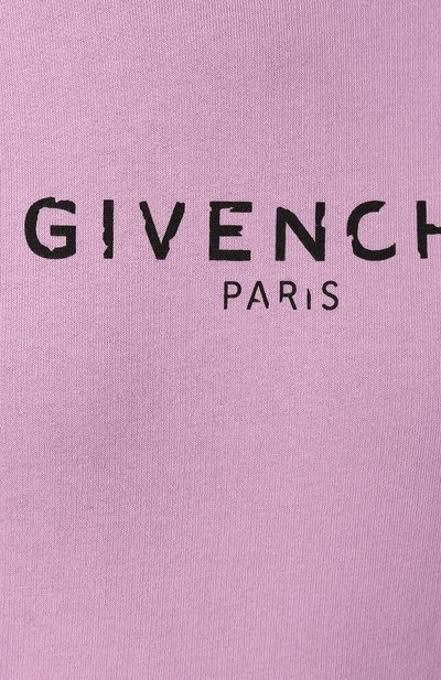 Хлопковое худи GIVENCHY сиреневого цвета по цене 56150 руб., арт. BW70643Z0Y, фото 5 Хлопковое худи GIVENCHY, арт. BW70643Z0Y, фото 5