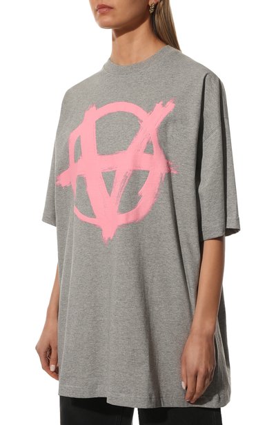Хлопковая футболка VETEMENTS, арт. UE52TR290G 1602/W, фото 3