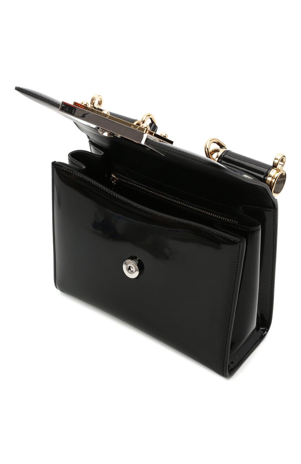 Сумка sicily DOLCE & GABBANA черного цвета по цене 236500 руб., арт. BB7026/A1037, фото 5 Сумка sicily DOLCE & GABBANA, арт. BB7026/A1037, фото 5