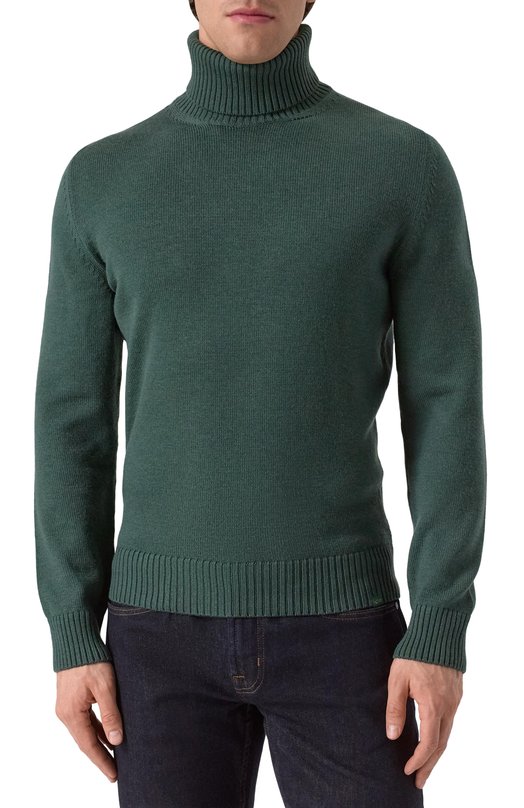 Шерстяной свитер Paul&Shark 15311064/3XL Зелёный  15311064/3XL Фото 3