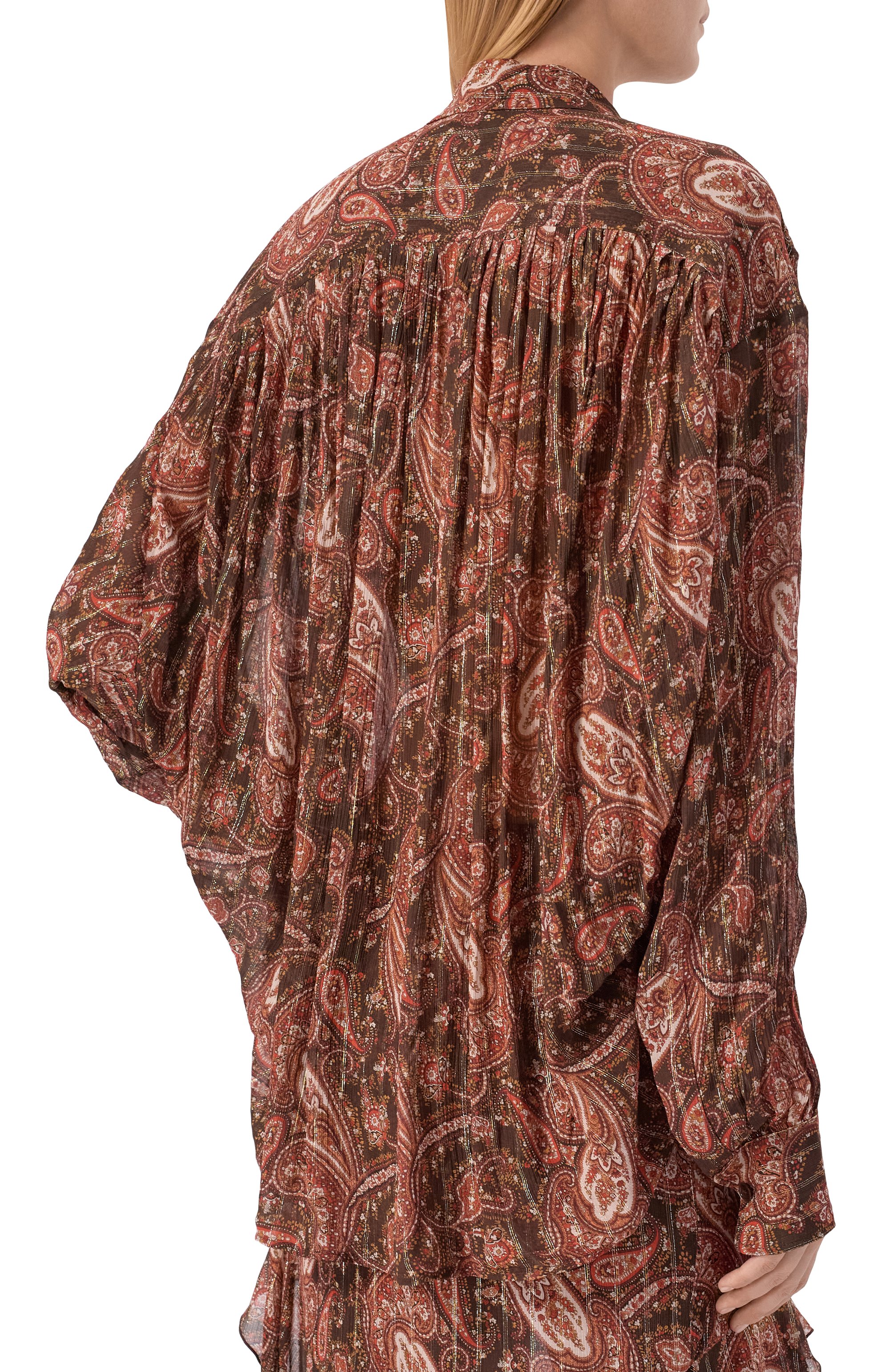 Рубашка из вискозы и шелка THE ANDAMANE, арт. TM190956B/TNV143, фото 4