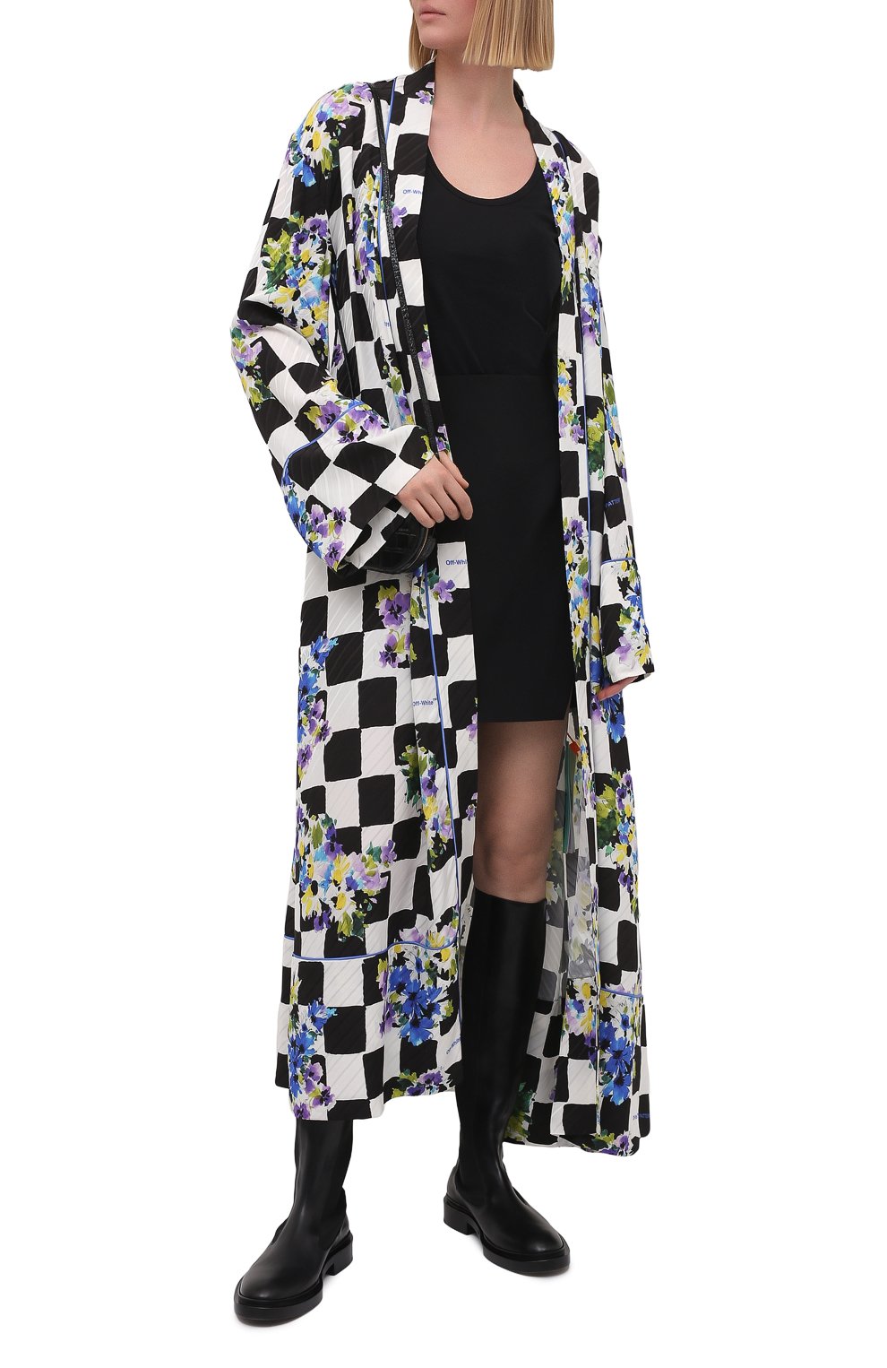 Платье с запахом OFF-WHITE, арт. 0WGD003S21FAB001, фото 2
