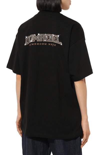 Хлопковая футболка DOMREBEL, арт. PUNCHLINE/T-SHIRT, фото 4