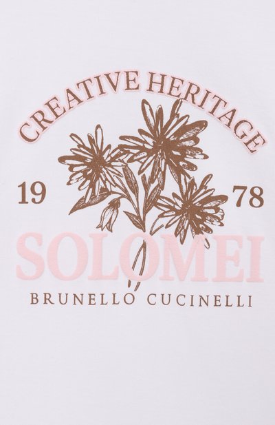 Хлопковая футболка BRUNELLO CUCINELLI, арт. B0T81T486C, фото 3