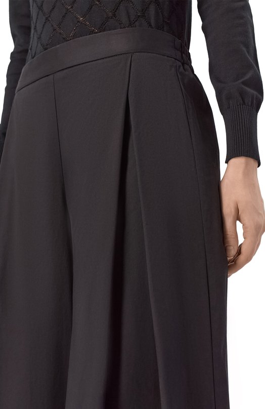 Хлопковые брюки Lorena Antoniazzi P2650PA74A/4818 Чёрный  P2650PA74A/4818 Фото 5