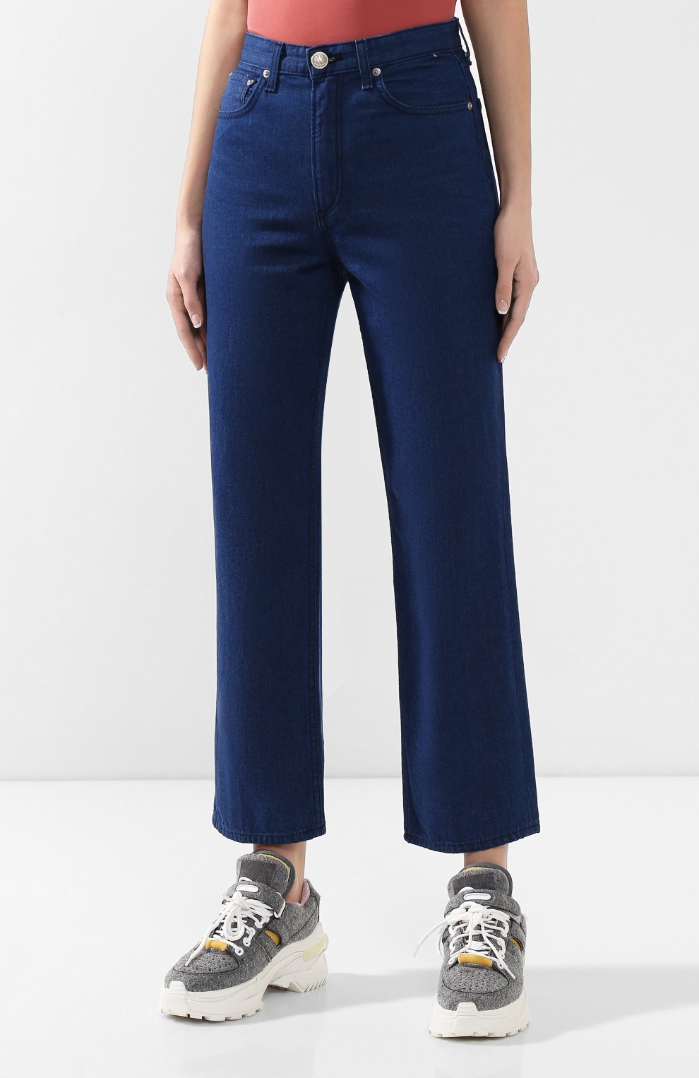 Джинсы RAG AND BONE синего цвета по цене 25900 руб., арт. WDD19F2665T6FR, фото 3 Джинсы RAG AND BONE, арт. WDD19F2665T6FR, фото 3