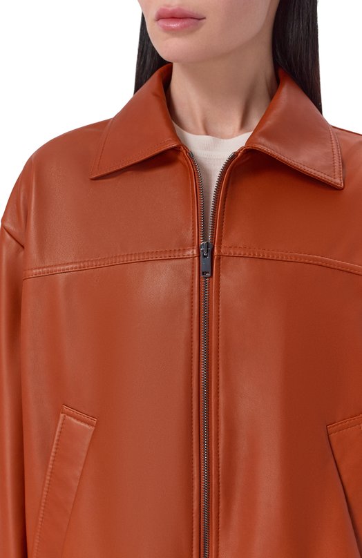 Кожаная куртка MVST M26.2PW.L003/L011 NAPPA Оранжевый  M26.2PW.L003/L011 NAPPA Фото 5