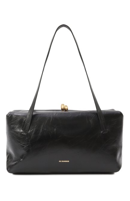 Женская сумка goji pillow small JIL SANDER черного цвета, арт. J08WD0078-P5636 | Фото 1 (Материал сплава: Проставлено; Драгоценные камни: Проставлено; Размер: small; Материал: Натуральная кожа)