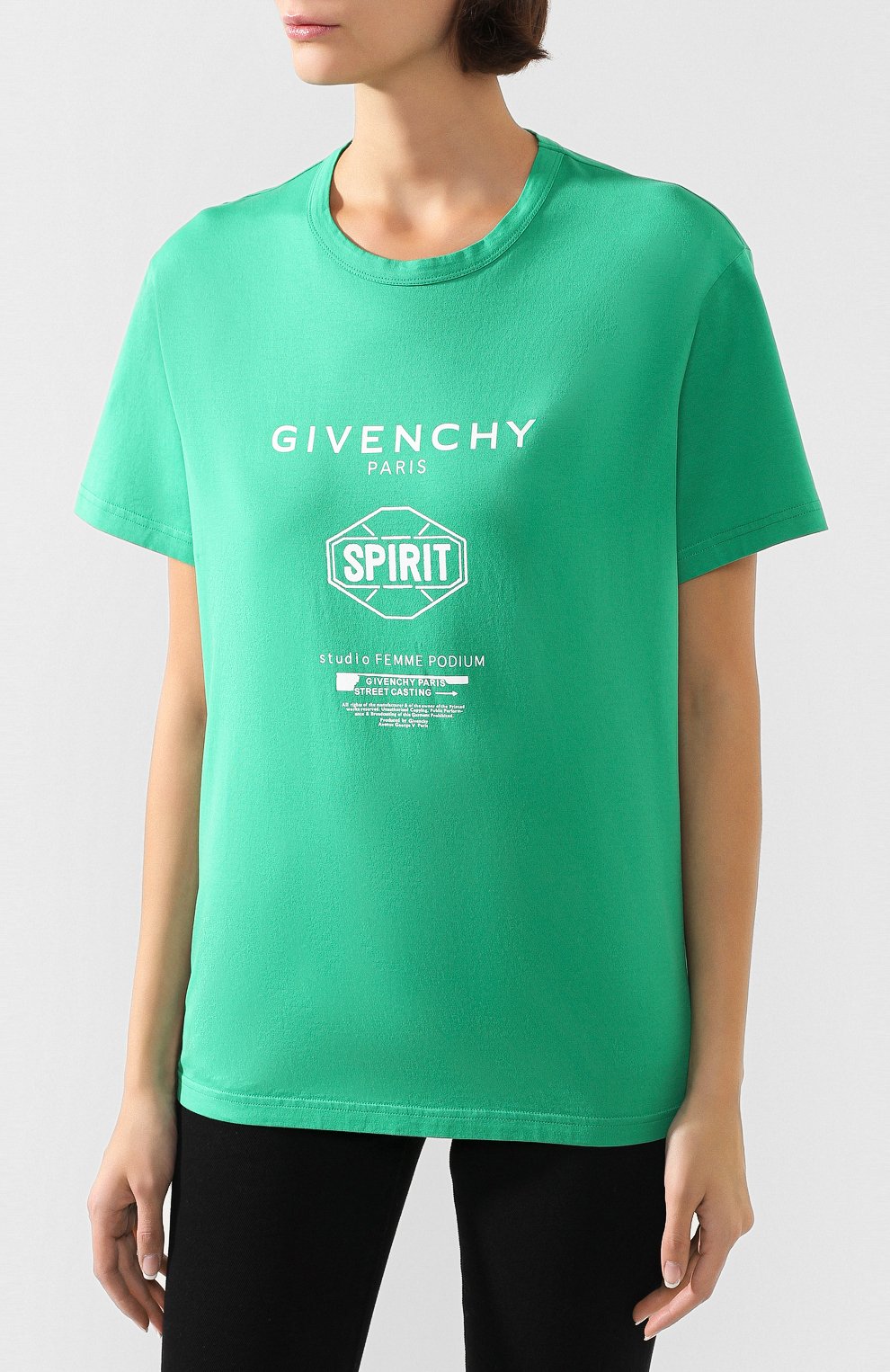 Хлопковая футболка GIVENCHY, арт. BW70753Z33, фото 3
