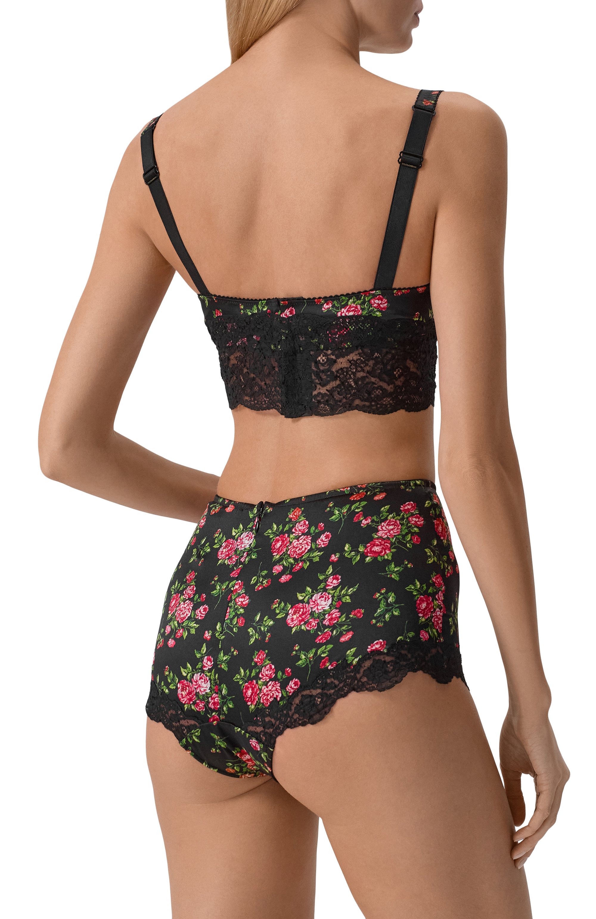 Шелковый бюстгальтер-балконет DOLCE & GABBANA, арт. 01C93T/0N0C2, фото 3