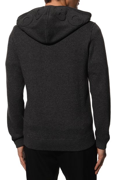 Худи из хлопка и шерсти BOSS, арт. 50482648, фото 4