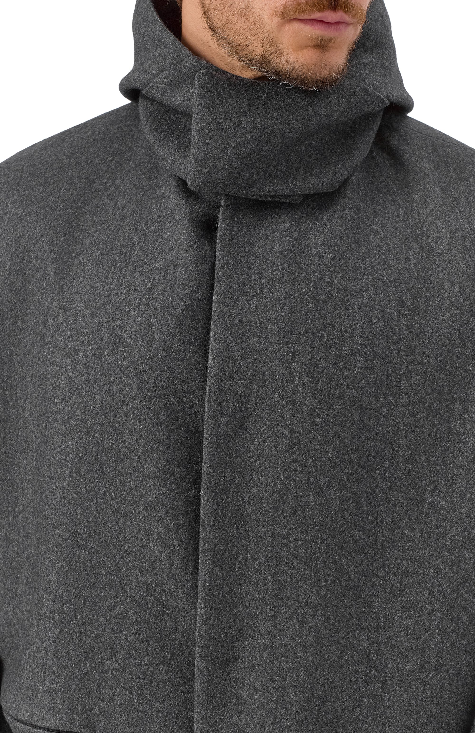 Шерстяное пальто HEVO, арт. ALBER0NA L130K/I740, фото 5