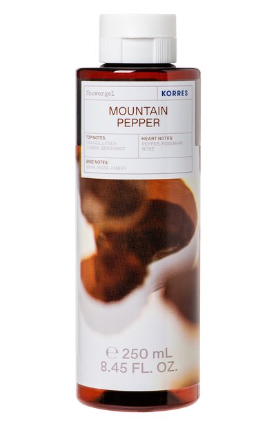 Женского гель для душа «горный перец» (250ml) KORRES, арт. 5203069090752