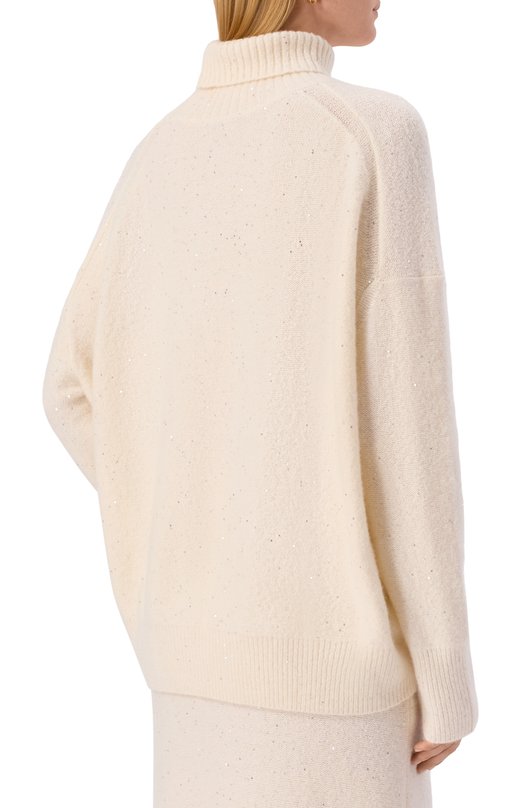 Свитер из кашемира и хлопка Addicted NY102-1 Кремовый  NY102-1 Фото 4