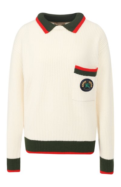 Женский пуловер из смеси шерсти и кашемира BURBERRY, арт. 8004796
