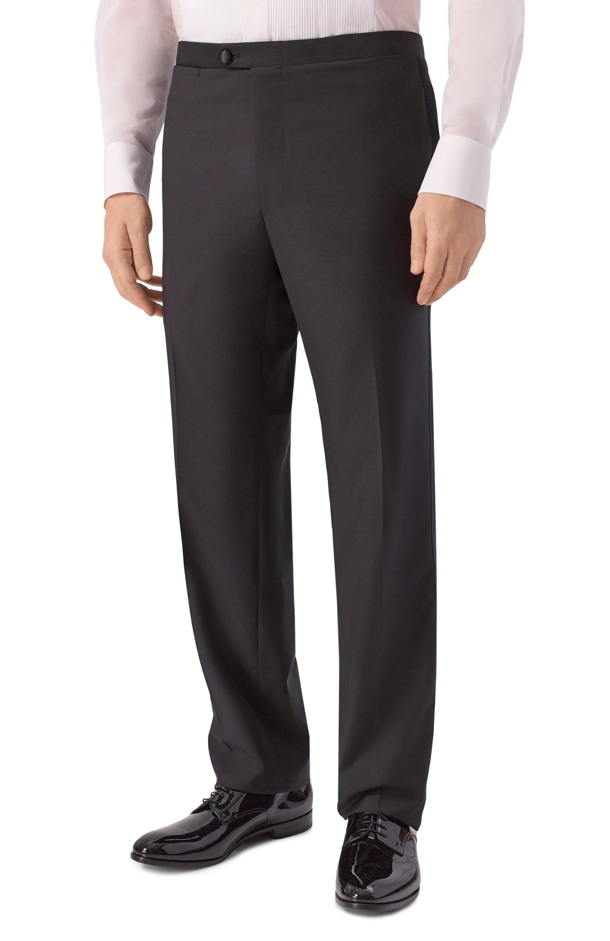 Шерстяной смокинг KITON черного цвета по цене 1085000 руб., арт. UASM861K0127021, фото 4 Шерстяной смокинг KITON, арт. UASM861K0127021, фото 4