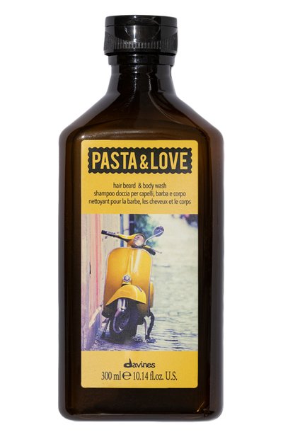 Мужского шампунь pasta &amp; love для ухода за волосами, бородой и телом (300ml) DAVINES, арт. 93015