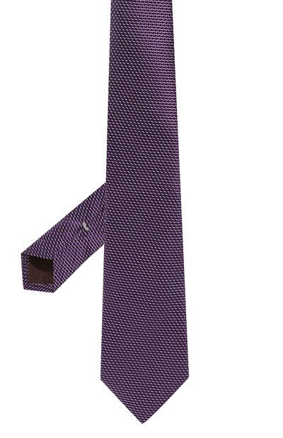 Шелковый галстук CANALI фиолетового цвета по цене 17550 руб., арт. 18/HJ03925, фото 3 Шелковый галстук CANALI, арт. 18/HJ03925, фото 3