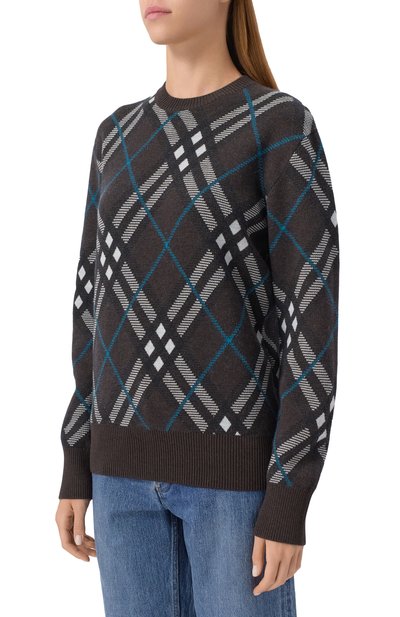 Шерстяной пуловер BURBERRY, арт. 8093488, фото 3