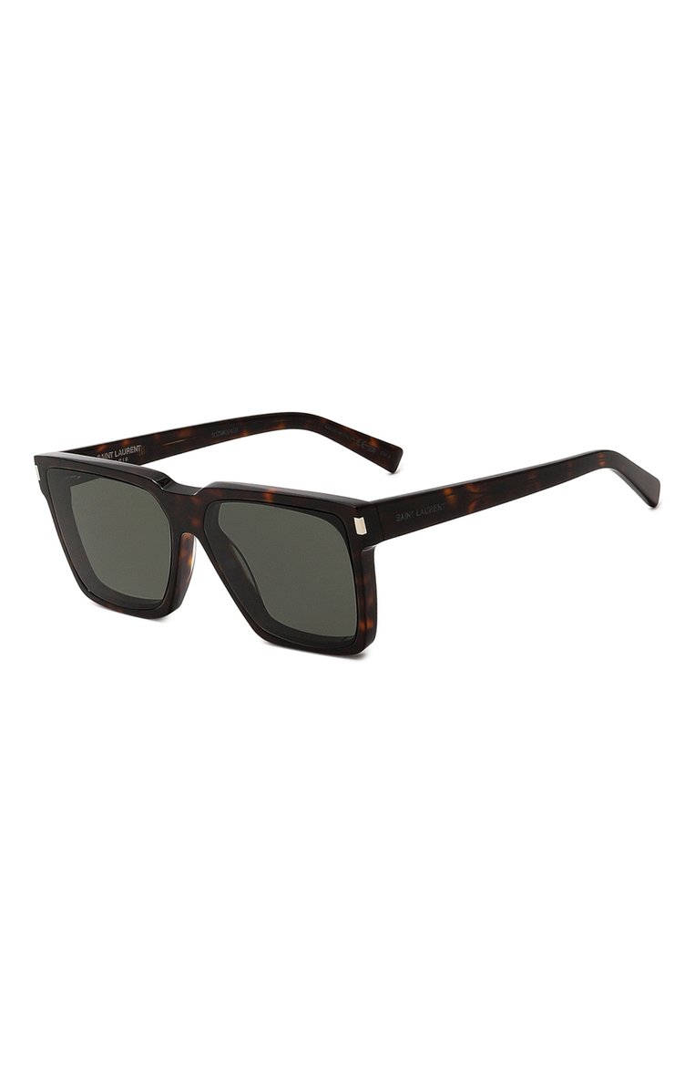 Женские солнцезащитные очки SAINT LAURENT коричневого цвета, арт. SL 610 002 | Фото 1 (Региональные ограничения белый список (Axapta Mercury): Не проставлено; Нос: Не проставлено; Тип очков: С/з; Кросс-КТ: С/з-унисекс; Материал: Пластик; Очки форма: Квадратные; Оптика Гендер: оптика-унисекс)