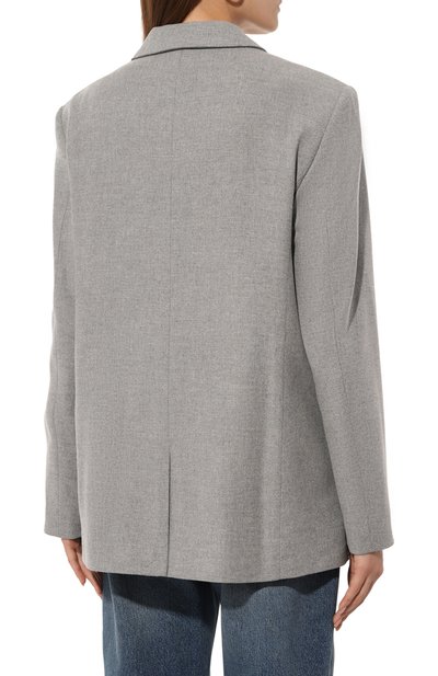 Жакет из вискозы и шерсти CLOSED светло-серого цвета по цене 55550 руб., арт. C97148-355-22, фото 4 Жакет из вискозы и шерсти CLOSED, арт. C97148-355-22, фото 4