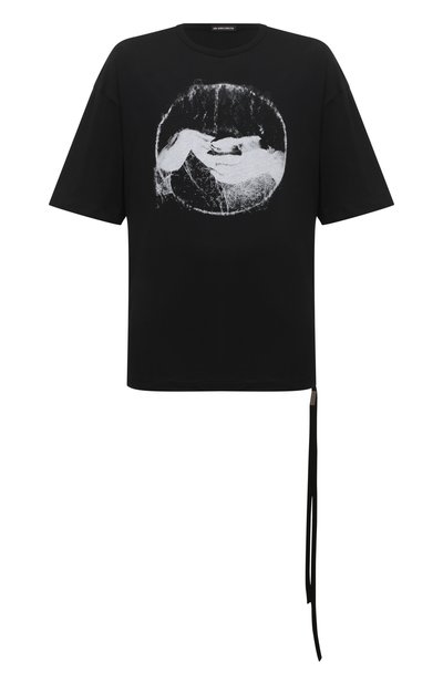 Мужская хлопковая футболка ANN DEMEULEMEESTER, арт. 2402-M-JTS06-37-FA206-099