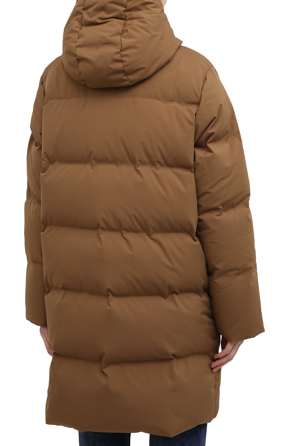 Пуховик HOLZWEILER коричневого цвета по цене 82700 руб., арт. 12758/L0EN D0WN JACKET, фото 4 Пуховик HOLZWEILER, арт. 12758/L0EN D0WN JACKET, фото 4