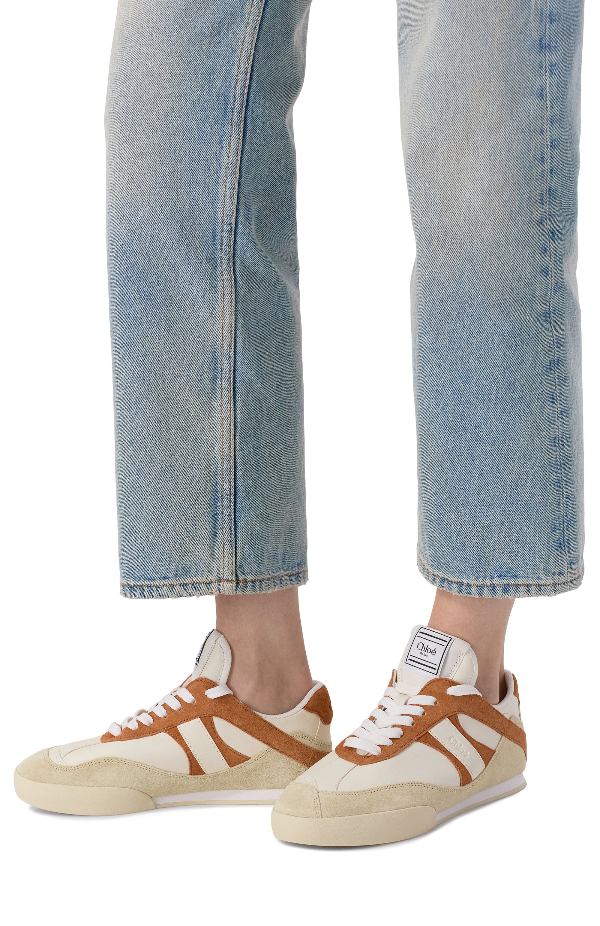 Кожаные кеды chloé kick CHLOÉ, арт. CHC25U07ISL, фото 2