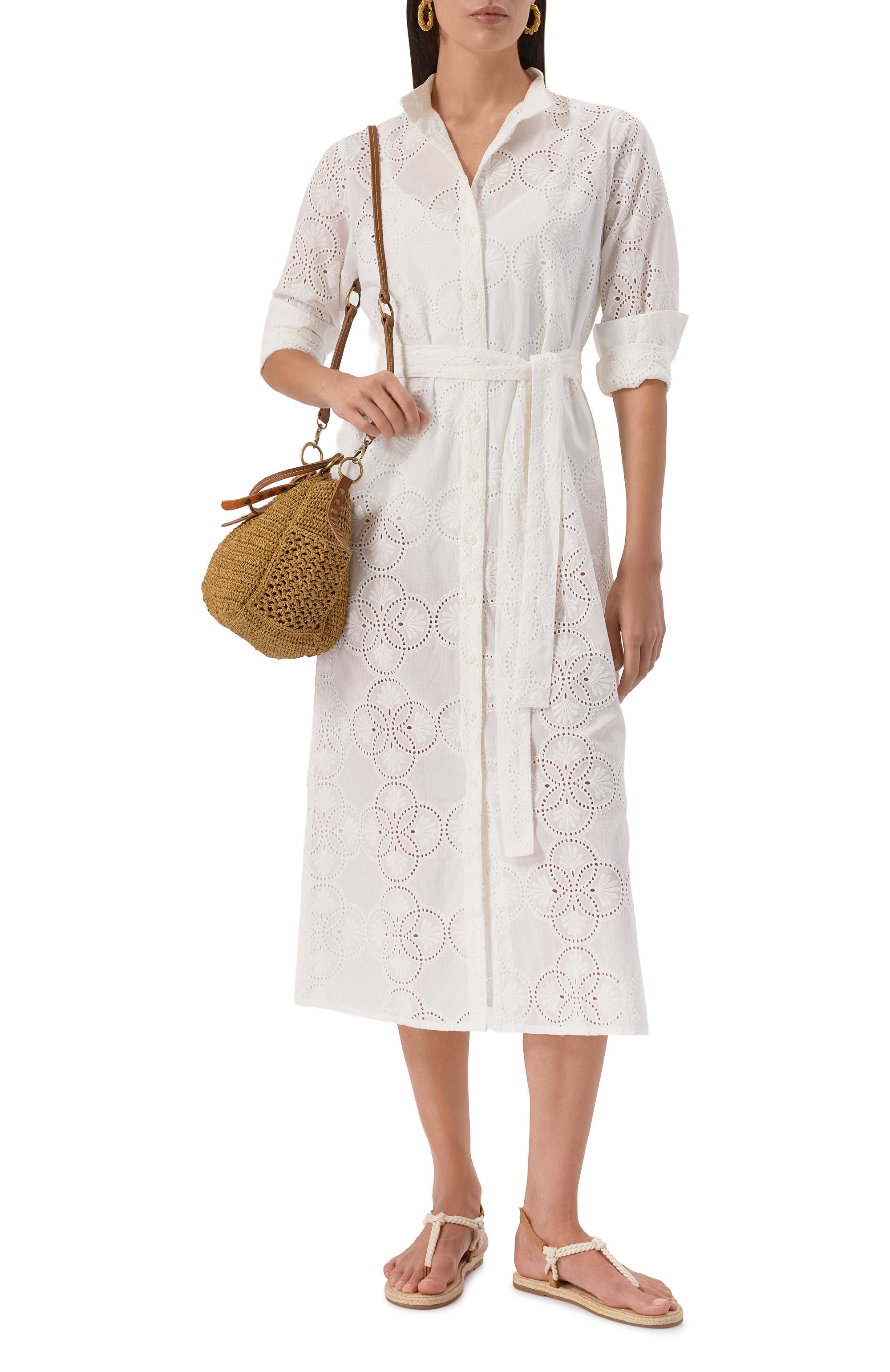 Хлопковое платье MELISSA ODABASH, арт. LUANN SS, фото 2