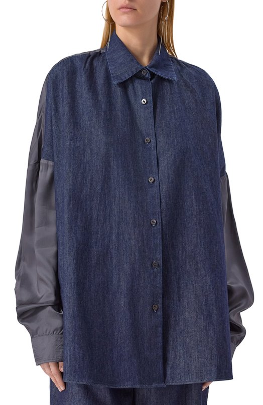 Джинсовая рубашка Dries Van Noten 251-010728-1553 Синий  251-010728-1553 Фото 3