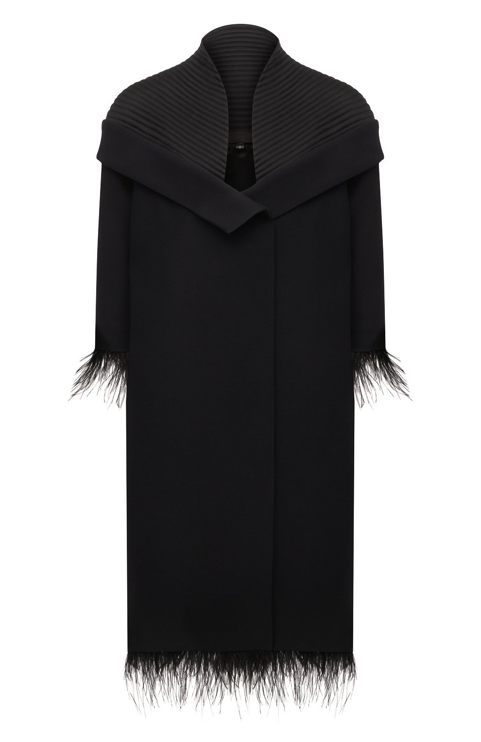 Платье из шерсти и шелка TEGIN черного цвета по цене 129000 руб., арт. SC2142, фото 1 Платье из шерсти и шелка TEGIN, арт. SC2142, фото 1