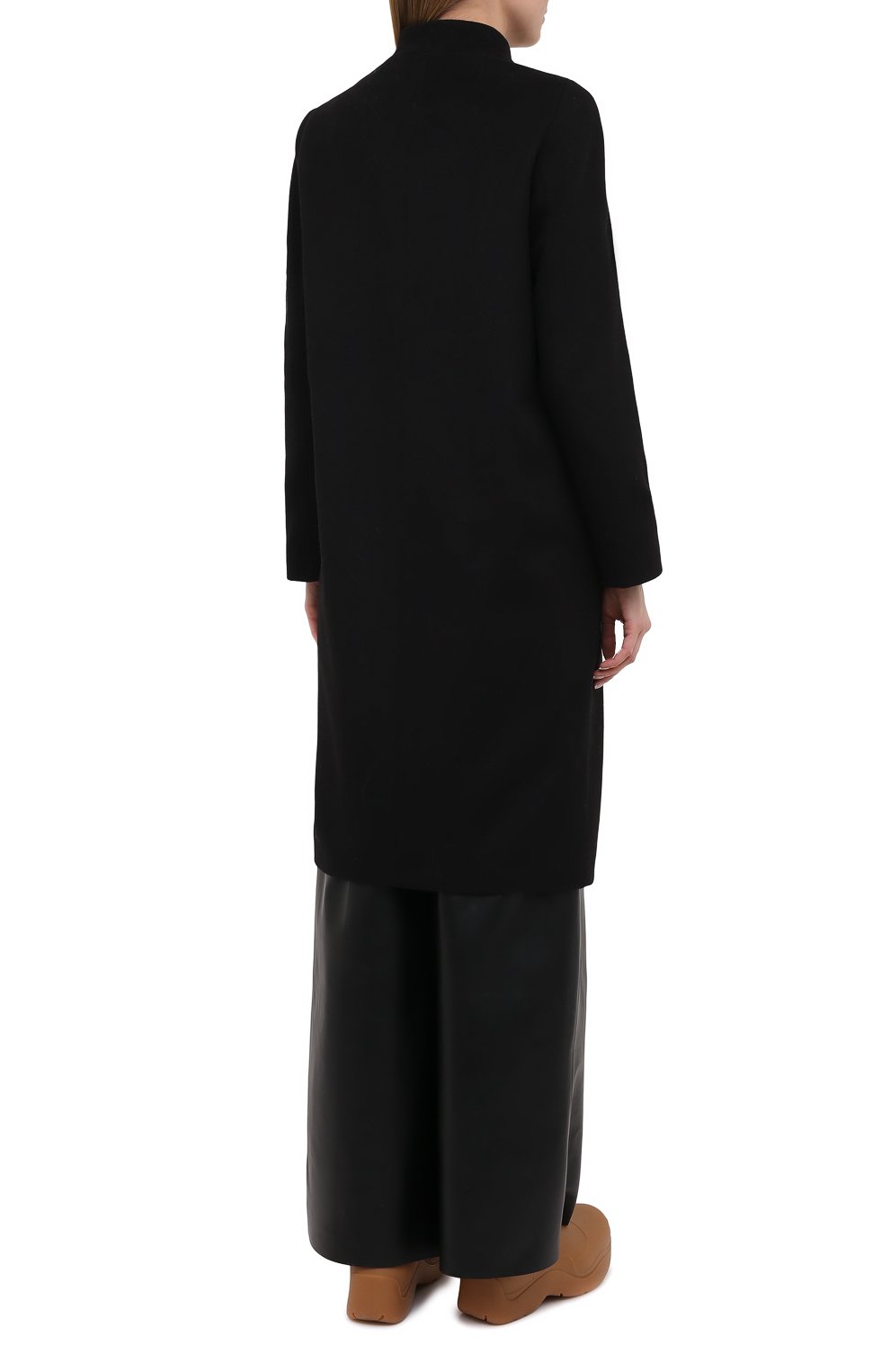 Шерстяное пальто SEVEN LAB черного цвета по цене 25200 руб., арт. CM20-P black, фото 4 Шерстяное пальто SEVEN LAB, арт. CM20-P black, фото 4
