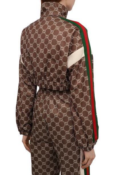 Бомбер GUCCI коричневого цвета по цене 168500 руб., арт. 671495/XJD1G, фото 4 Бомбер GUCCI, арт. 671495/XJD1G, фото 4