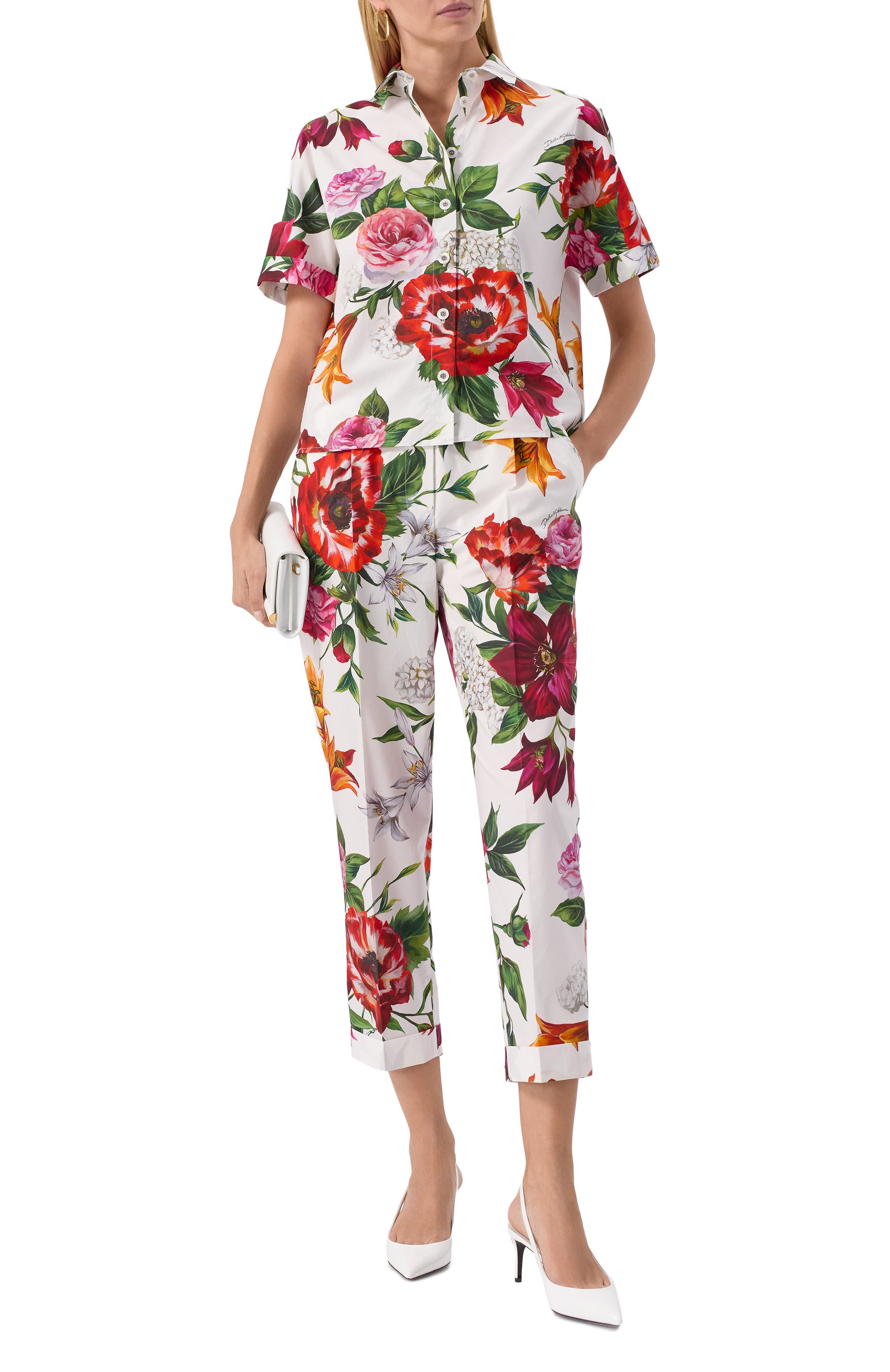 Хлопковые брюки DOLCE & GABBANA, арт. FTDC3T/HS5TQ, фото 2