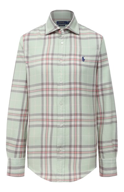 Женская хлопковая рубашка POLO RALPH LAUREN, арт. 211843389