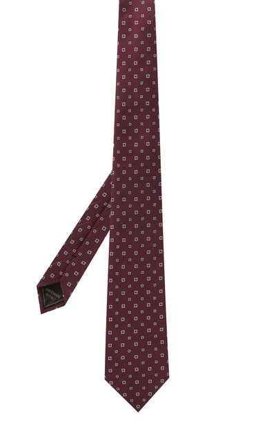 Шелковый галстук BRIONI бордового цвета по цене 25350 руб., арт. 062H00/P041I, фото 2 Шелковый галстук BRIONI, арт. 062H00/P041I, фото 2