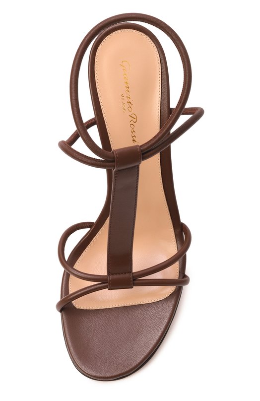 Кожаные босоножки Lilo 85 Gianvito Rossi G32732.85RIC.NAPBR0W Коричневый  G32732.85RIC.NAPBR0W Фото 6