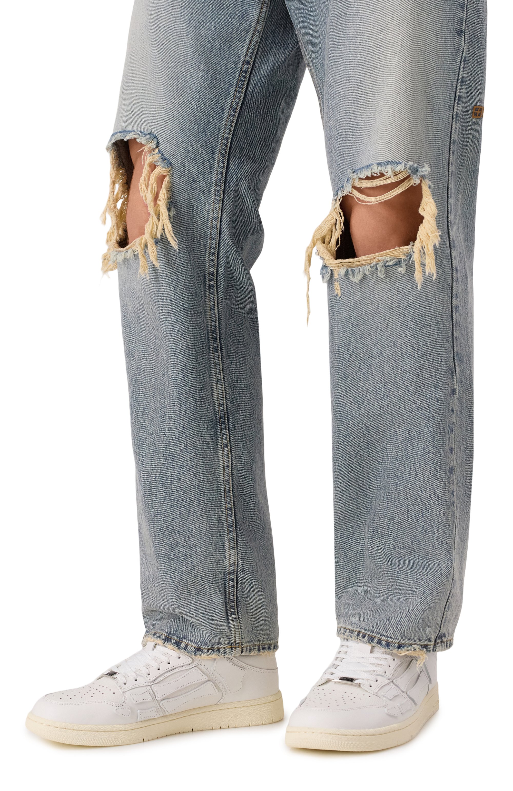 Кожаные кеды skel-top AMIRI, арт. AMF0SR1100, фото 3