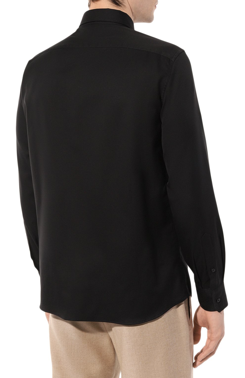 Хлопковая рубашка BRUNELLO CUCINELLI, арт. MW6040626, фото 4