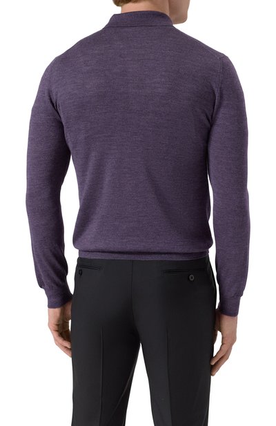 Поло из шерсти и шелка GRAN SASSO, арт. 57137/13190, фото 4