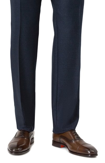 Кожаные оксфорды adrian SANTONI, арт. MCAG18883JJ6BNTG, фото 3