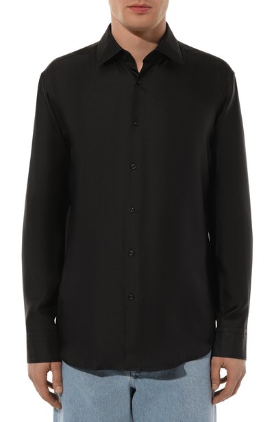 Шелковая рубашка BOSS, арт. 50527618, фото 3