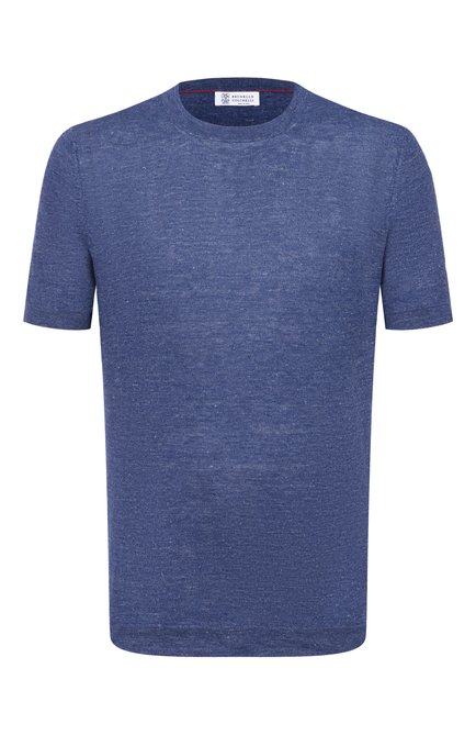 Мужской джемпер изо льна и хлопка BRUNELLO CUCINELLI, арт. M2L00340