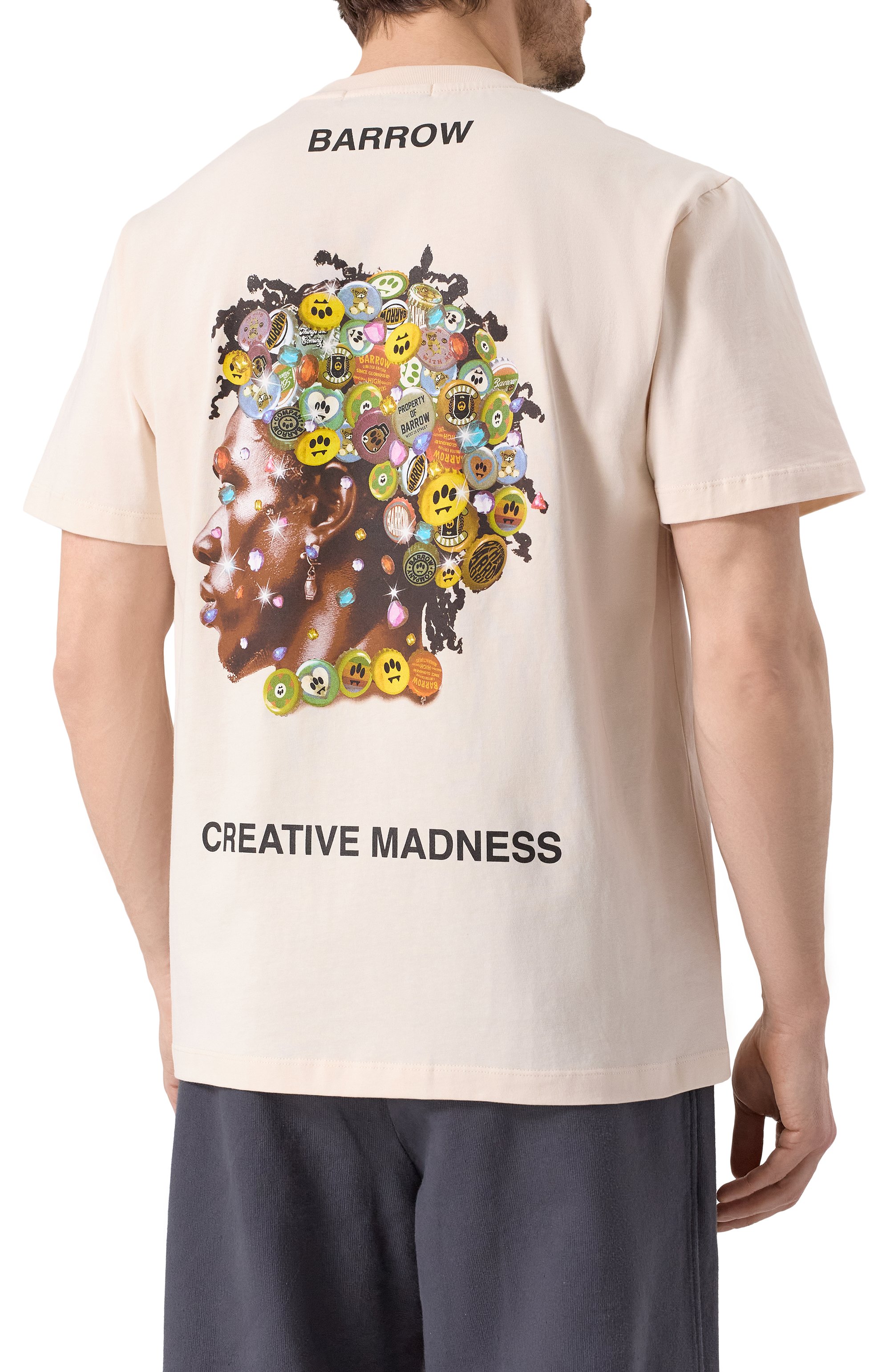 Хлопковая футболка BARROW, арт. S5BWMATH157, фото 4